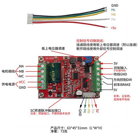 400w 6v 60v Bldc 3 Phase Dc Brushless Motor Controller Pwm Hall Motor Diymore