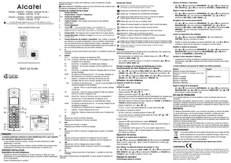 Notice ALCATEL F670 VOICE téléphone sans fil Trouver une solution à