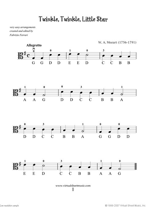 Very Easy Collection Part I Sheet Music For Viola Solo Pdf