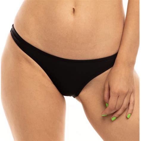 Bas de Bikini Noir Femme Sun Project Brésilien Sun Project Coupe