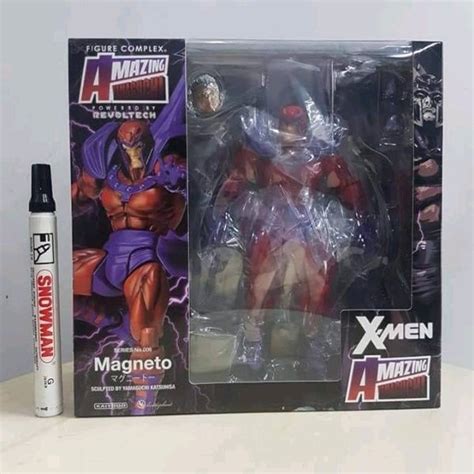 Jual Mainan Action Figure Revoltech Magneto Xmen Tinggi 6inch Full