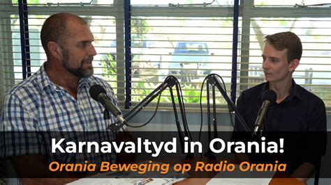 Orania Karnaval Orania Beweging Op Radio Orania Youtube