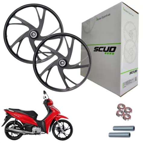 Roda Liga Leve Honda Biz 125 Freio A Disco 2022 2023 Scud Frete grátis