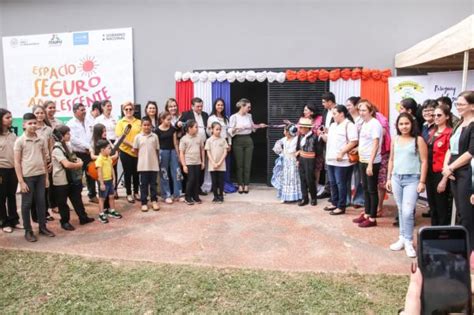 Inauguran Espacio Seguro Adolescente En Santa Rosa Del Aguaray