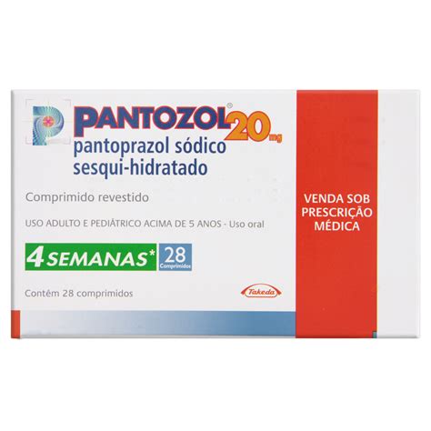 PANTOZOL 20MG TAKEDA CAIXA 28 COMPRIMIDOS REVESTIDOS GTIN EAN UPC