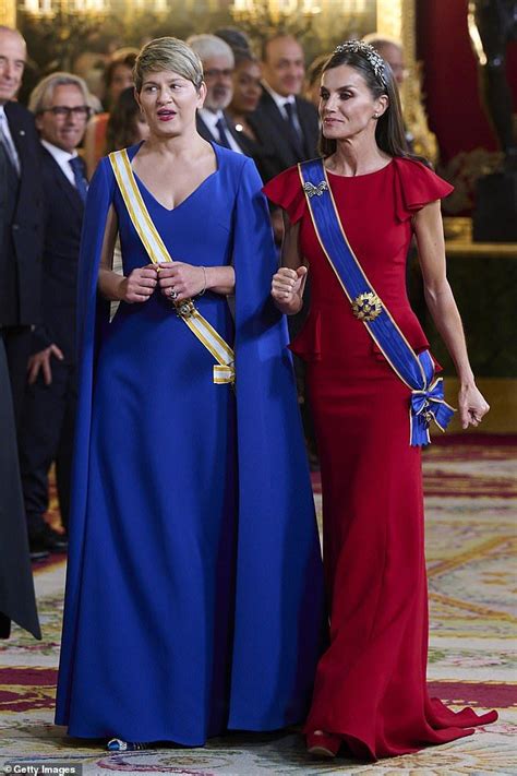 Queen Letizia Of Spain Stuns In An Elegant Ballgown As She Hosts A Gala