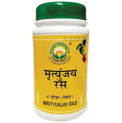 Basic Ayurveda Mrityunjay Ras Tablet Buy Bottle Of 40 0 Tablets At