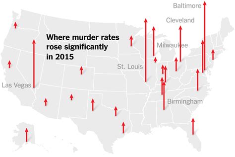 U S Murders Surged In 2015 F B I Finds The New York Times