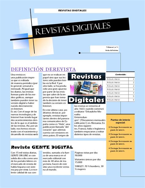 Modelo De Revista Digital