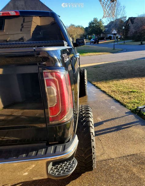 2017 Gmc Sierra 1500 With 24x14 76 Cali Offroad Summit And 35 13 5r24 Amp Mud Terrain Attack Mt