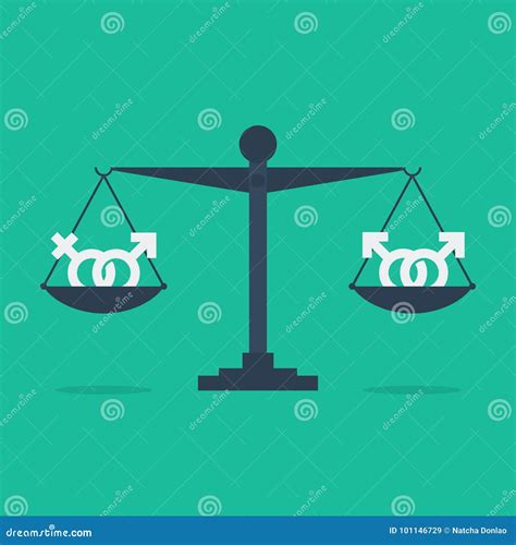 Lgbt Gender Equality Concept Flat Design Stock Vector Illustration Of Right Sexual 101146729