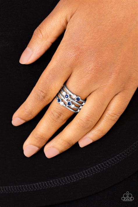 Paparazzi Sparkle Showdown Blue Ring