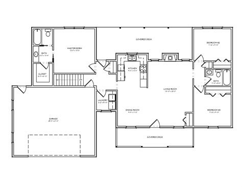 Small Ranch House Plan D67-1360 : The House Plan Site