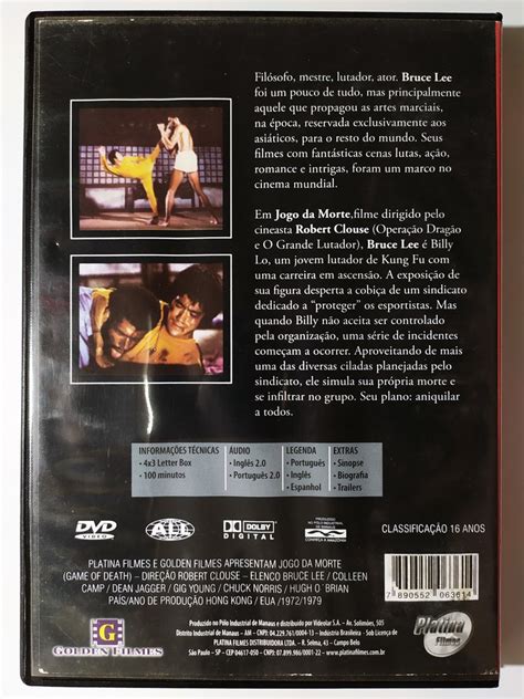 DVD Jogo Da Morte Bruce Lee Chuck Norris Dean Jagger Original