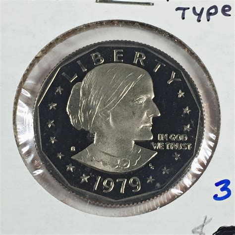 1979 S Type 1 Susan B Anthony Proof Commemorative Dollar DCAM