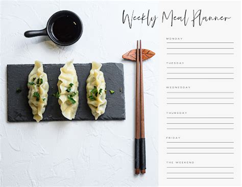 Free Menu Meal Planner 16 Template Customize With PicMonkey