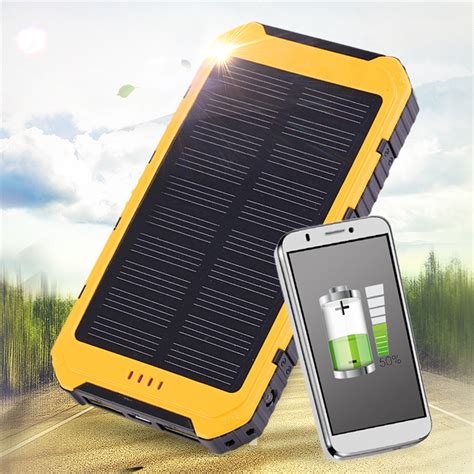 18000mah Solar Panel 2a 1a Battery Power Bank External Portable Phone Charger Jk Ebay