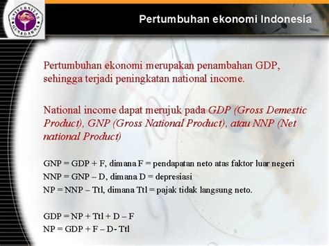 Pertumbuhan Dan Perubahan Struktur Ekonomi Pertumbuhan Ekonomi Indonesia