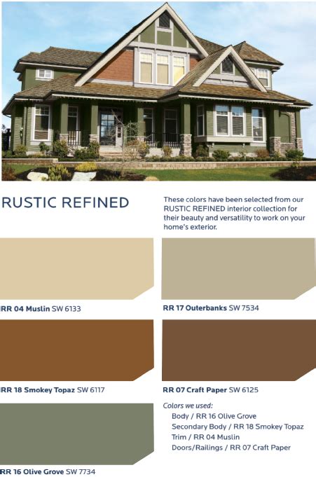 20 Sherwin Williams Exterior Paint Color Schemes Homyhomee