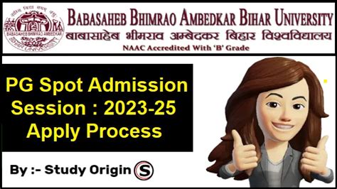 BRABU PG Spot Admission 2023 25 MSC MCOM MA New Apply Study Origin