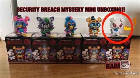 Funko Fnaf Security Breach Mystery Mini Unboxing And Review Youtube