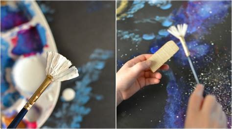 How To Paint Space In Acrylic With Kids