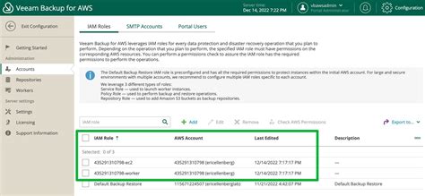 Veeam Backup For Aws Configuring Iam Roles With Cloudformation And Lambda