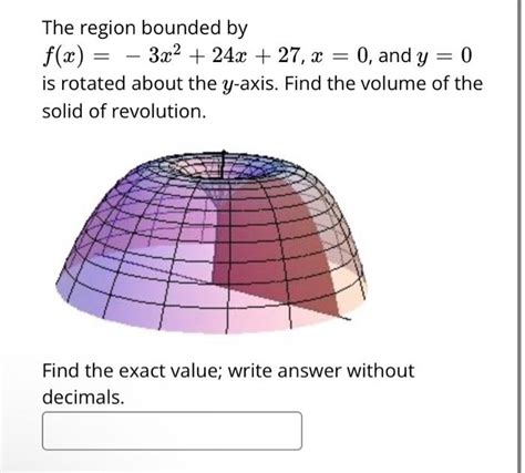 Solved The Region Bounded By F X X X X And Y Chegg