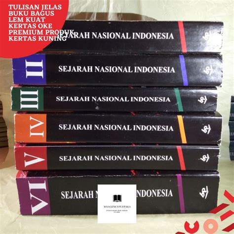 Jual BUKU SEJARAH NASIONAL INDONESIA JILID 1 6 SNI HARGA SUDAH DAPAT 6