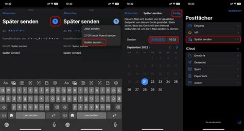 E Mail später senden mit Mail App am Apple iPhone Sir Apfelot