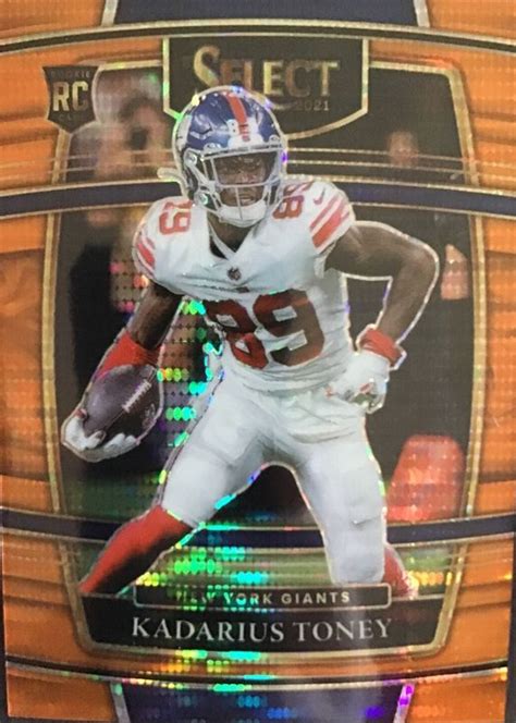 Kadarius Toney Select Concourse Neon Orange Pulsar Price Guide