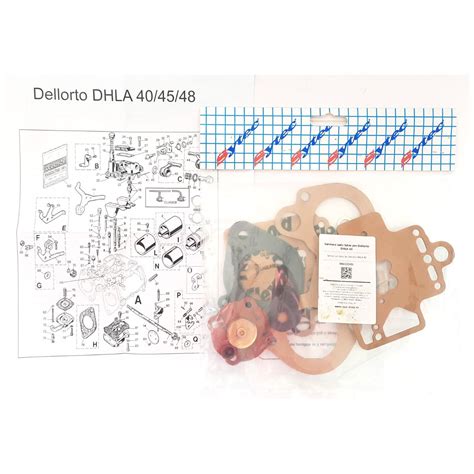 Carburetor Replacement Service Repair Kit Dellorto Dhla Capspeed