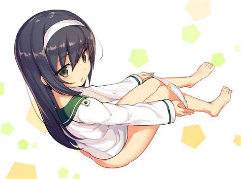 Wallpaper Reizei Mako Girls Und Panzer Gadis Anime Pantat