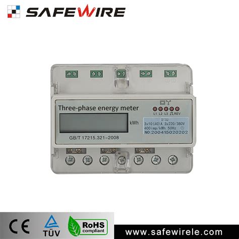 Three Phase Energy Meter Smart Energy Meter Intelligent Electricity Meter 3 Phase Software