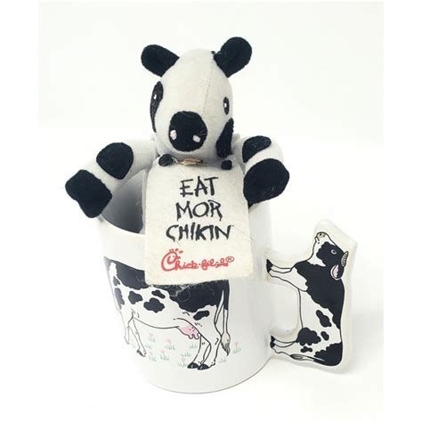 Strottman Accents Vintage Chickfila Cow Eat Mor Chikin Small Cute