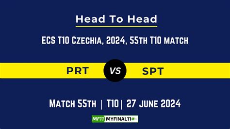 PRT Vs SPT Player Battle Head To Head Team Stats Team Record ECS