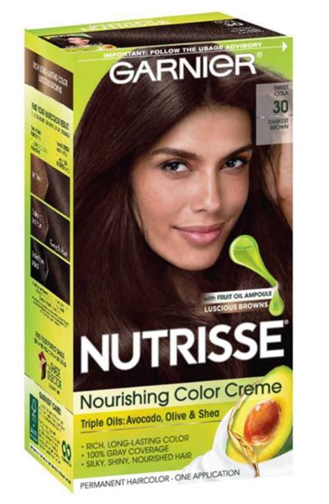 Garnier Nutrisse Nourishing Color Creme Nourishing Color Creme Darkest Brown 30 Sweet Cola 1source