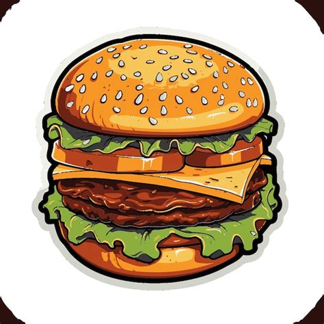 Premium Vector Vectorized Burgers For Projects Burger Vector Elements Showcase