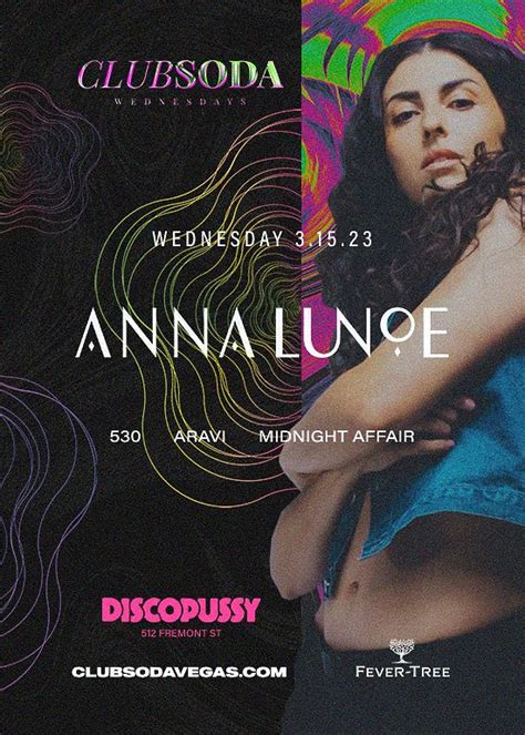 DP Club Soda ANNA LUNOE Tickets At Discopussy In Las Vegas By Corner