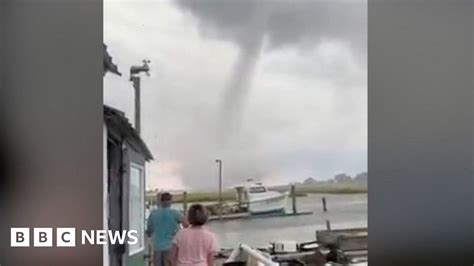 Watch Waterspout Caught On Camera In Us