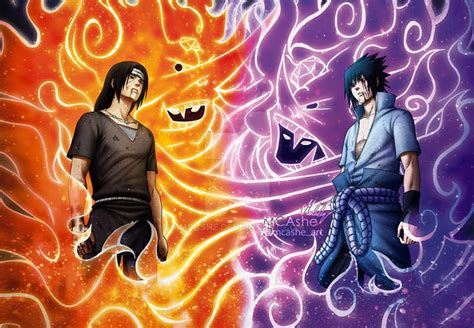 Susanoo Itachi And Sasuke By Mcashe On Deviantart Anime Character