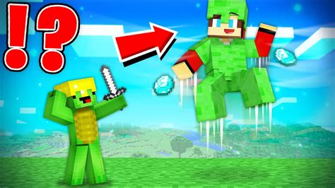 Super Jump Armor Speedrunner Vs Hunter In Minecraft Maizen Jj And