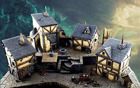 Buy War World Gaming Fantasy Village Blacksmith Forge Street Market