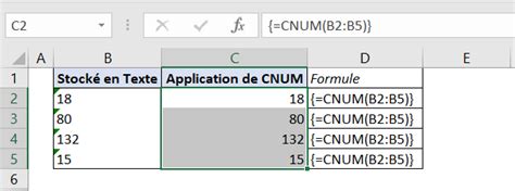 Transformer Du Texte En Nombre Dans Vos Cellules Excel