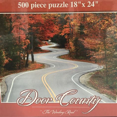 The Winding Road 500 Piece Door County Jigsaw Puzzle Door County