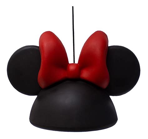 Lumin Ria D De Teto Pendente Orelhas La O Minnie Mouse Disney