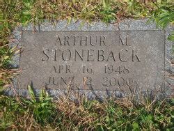 Arthur Melvin Stoneback Homenaje De Find A Grave