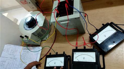 Polarity Test On Single Phase Transformer Electrical Lab Youtube