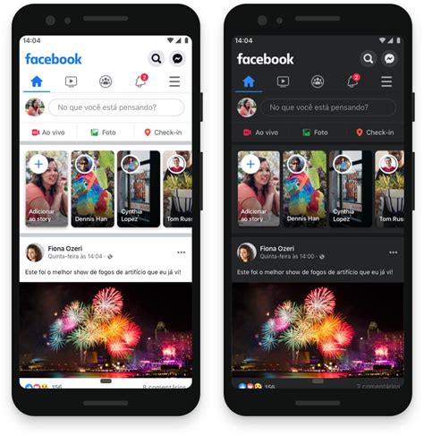 Modo Escuro do Facebook começa a ser liberado para Android e iOS