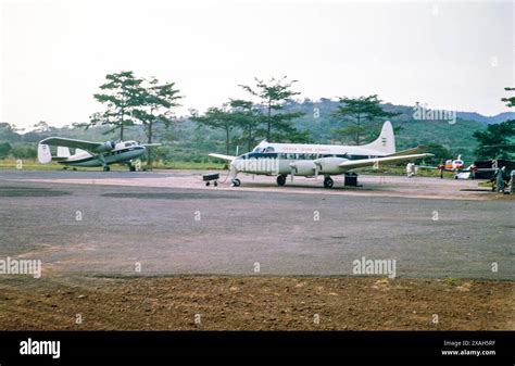 Sierra Leone Airways De Havilland Heron Dh114 Plane Kotoka